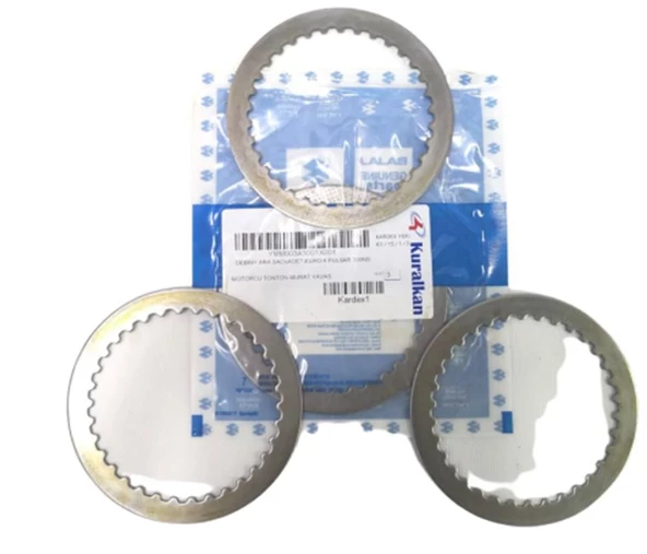 BAJAJ PULSAR-DİSCOVER 150F-150S DEBRİYAJ ARA SACI TAKIM 5 ADET ORJİNAL - Resim 2