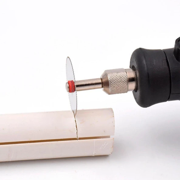 Mini Gravür Dremel Daire Testere Seti Kesme Rötüş Çelik Plastik Ahşap Kesim Hassas Kesi 7 'li Set - 5