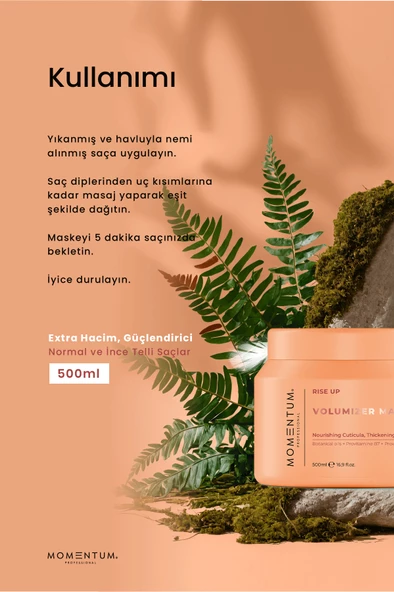 Momentum Saç Bakım Maskesi Volumizer Mask 500 ml - 2