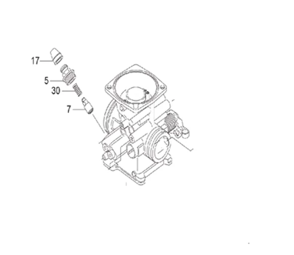 MODENAS GT135 JJİKLE PİSTONU 7 NOLU PARÇA ORJİNAL - Resim 3