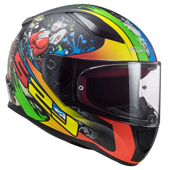 LS2 RAPID FIESTY MAT SİYAH KASK - 3