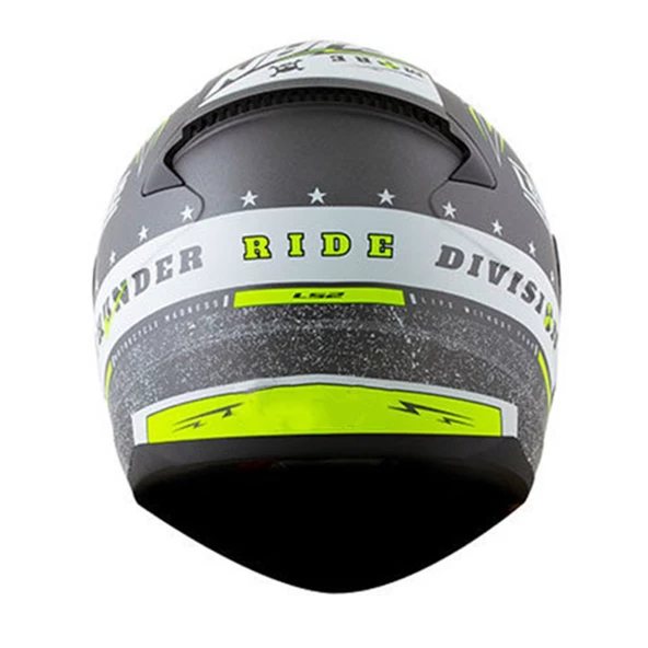 LS2 RAPID THUNDER TITANIUM-NEON SARI KASK - 3