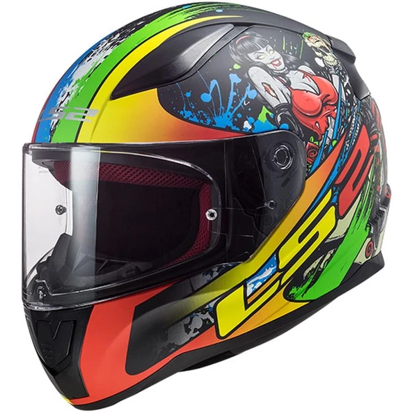 LS2 RAPID FIESTY MAT SİYAH KASK - 2