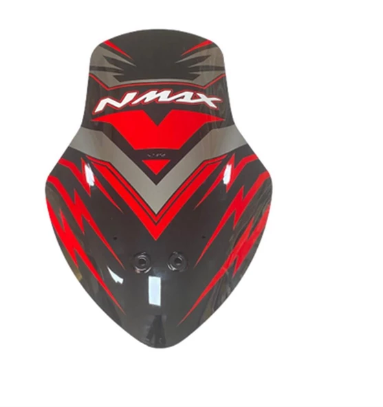 YAMAHA NMAX125-155 ÖN SİPERLİK CAMI KIRMIZI SITIKIRLI - 2