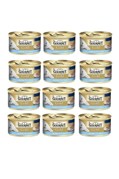 Gourmet Gold Kıyılmış Ton Balıklı Kedi Konservesi 85 Gr x 12 Adet