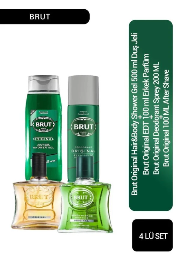 Brut Orig inal Erkek bakım Set