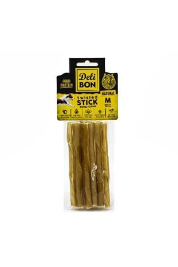DELİBON TWİSTED STİCK M BOYU 12 ADET