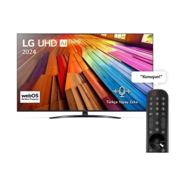 LG 65UT81006 65 165 Ekran Uydu Alıcılı 4K Ultra HD Smart webOS LED TV
