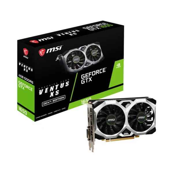 MSI VGA GEFORCE GTX 1650 D6 VENTUS XS OCV1 4GB GDDR6 128B DX12 PCIE 3.0 X16 (1xDVI 1XHDMI 1XDP)