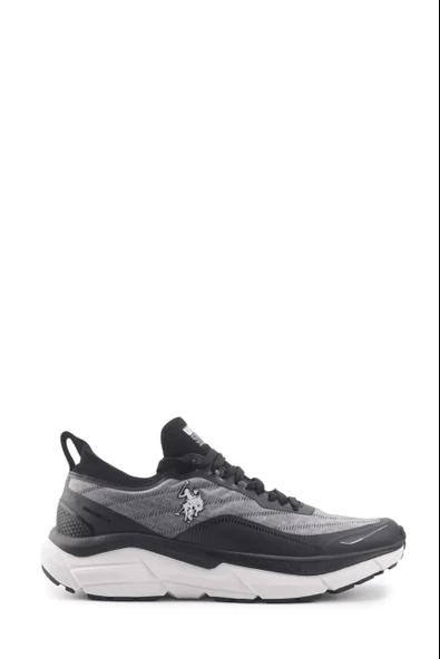 US POLO ASSN STEVEN GRİ SİYAH SNEAKER