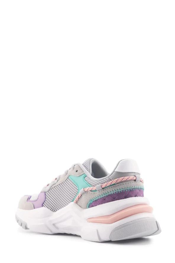 US POLO ASSN VINCENT GRİ LİLA YEŞİL SNEAKER - 2