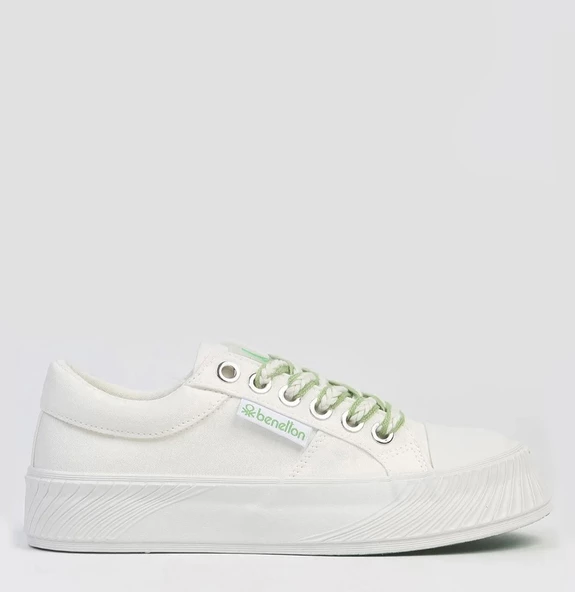 Benetton 10097 Kadın Günlük Yüksek Taban Sneaker Ayakkabı - 7