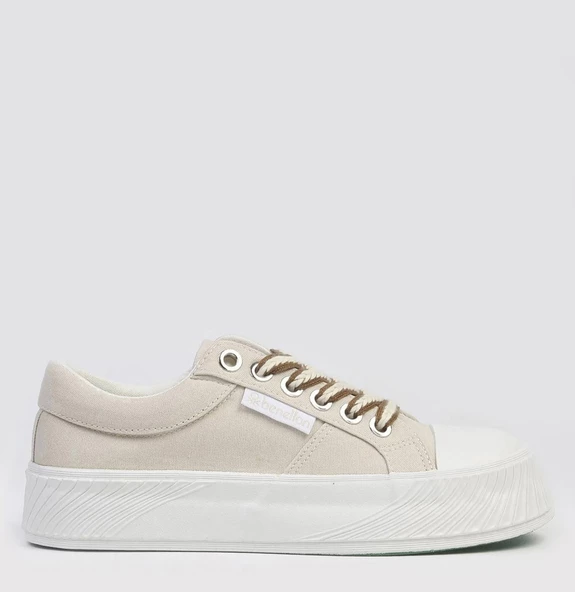 Benetton 10097 Kadın Günlük Yüksek Taban Sneaker Ayakkabı - 5