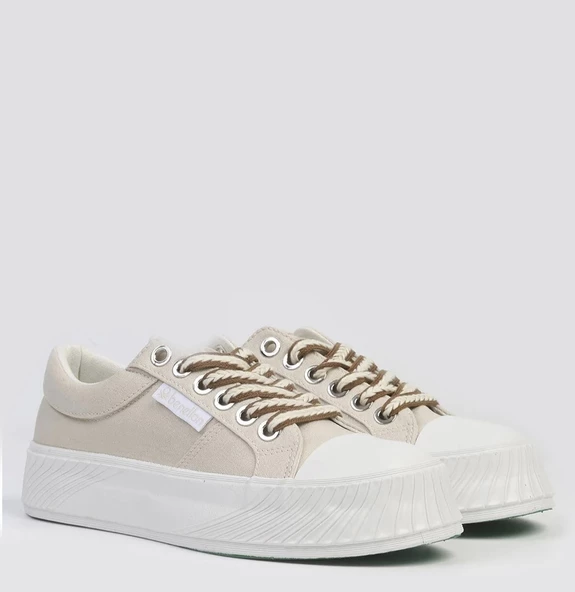Benetton 10097 Kadın Günlük Yüksek Taban Sneaker Ayakkabı - 4