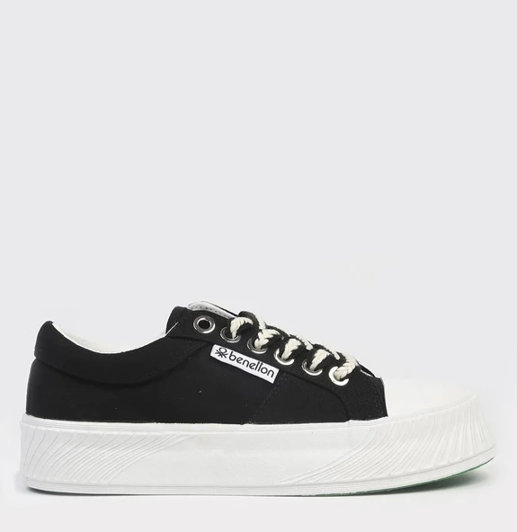 Benetton 10097 Kadın Günlük Yüksek Taban Sneaker Ayakkabı - 2