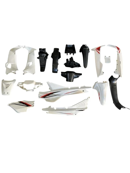 ARORA KASIRGA AR50-50 KAPORTA SETİ BEYAZ - Resim 2