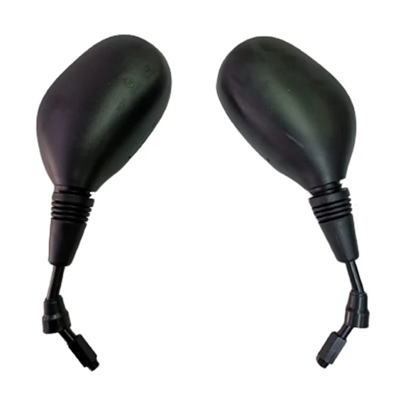 SCOOTER ÜNİVERSAL 8 MM TERS PASO SAĞ SOL AYNA TAKIMI OHEM - 2