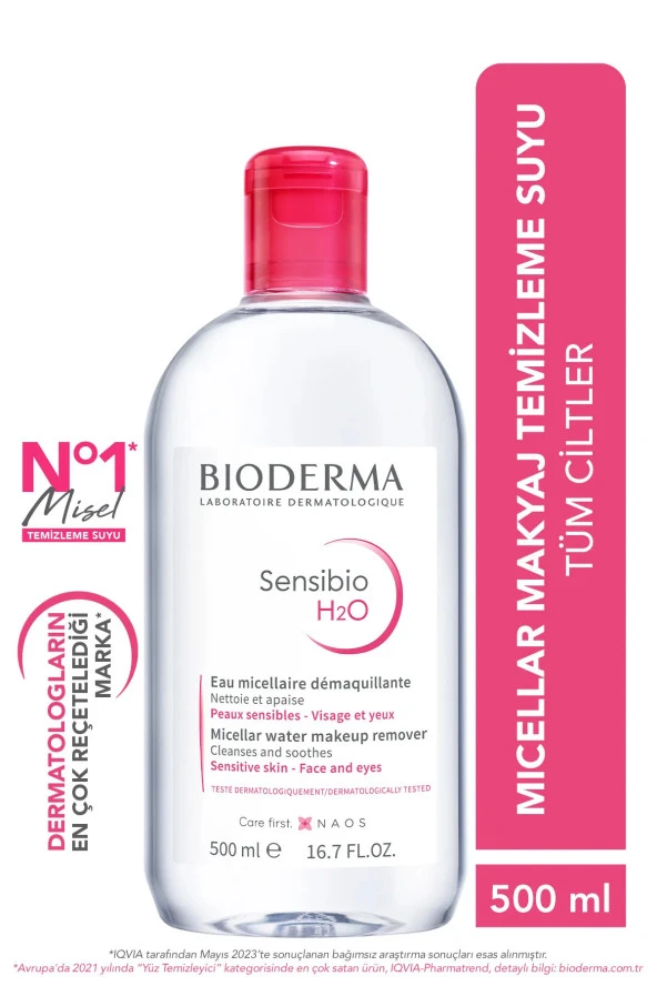 Sensibio H2O Micellar Makyaj Temizleme Suyu Hassas ve Normal Ciltler 500 ml