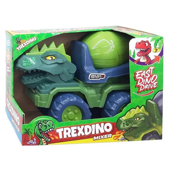 TrexDino Mixer Oyuncak Sürtmeli Dinozor Mikser - 3