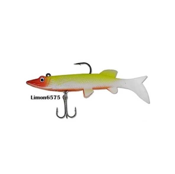 Powerex Realistic Pike Turna Silikon Yapay Yem Kendinden Zokalı 10cm. 18gr. - 3