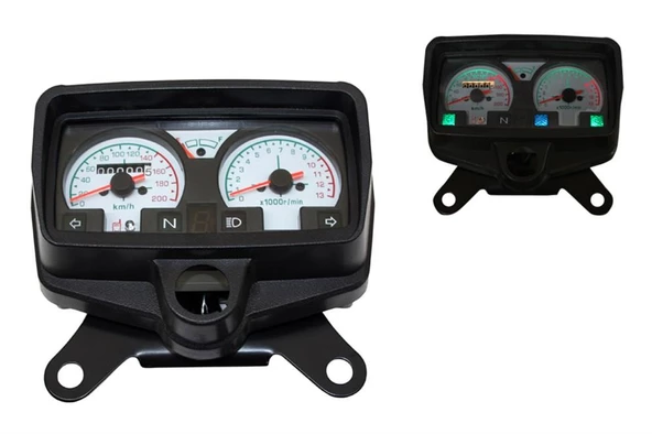 CG 125 KM SAATİ GÖSTERGE KOMPLE ÇİFT TELLİ DELTAFORCE - Resim 2