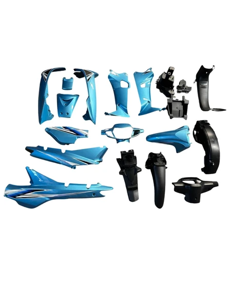 ARORA KASIRGA AR50-50 KAPORTA SETİ MAVİ - Resim 2