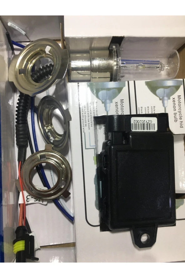 Carub Motorsiklet Hibrid Zenon 8000k Buz Mavi - Resim 2