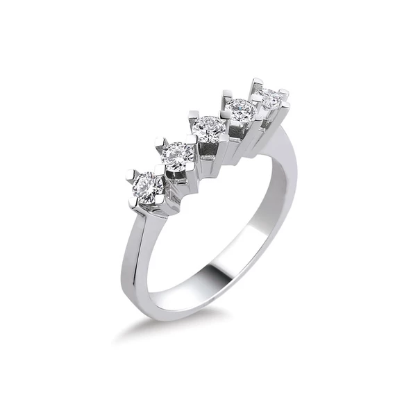 0,25ct Pırlanta Beştaş Yüzük-18k