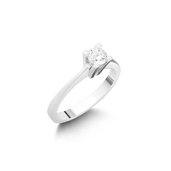 0,23Ct Pırlanta Tektaş Yüzük - 18K ürün görseli