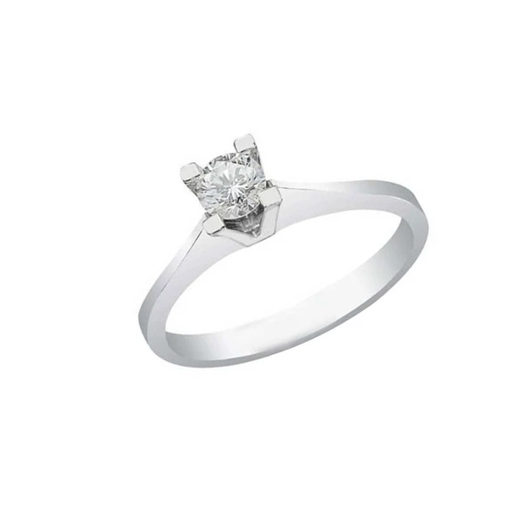 0,60Ct Pırlanta Tektaş Yüzük - 18K