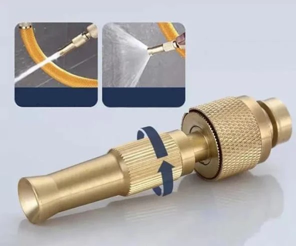 Ayarlanabilir Basınçlı Hortum Başlığı Gold - Resim 4