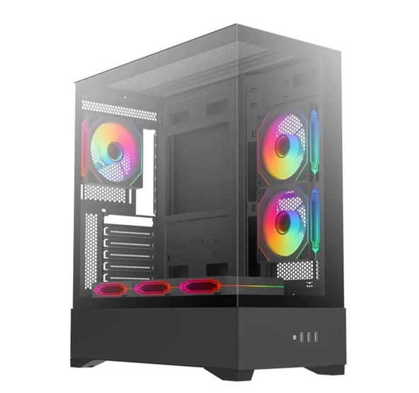 Dark Diamond Pro ARGB TG Panoramik Akvaryum Kasa ürün görseli 1