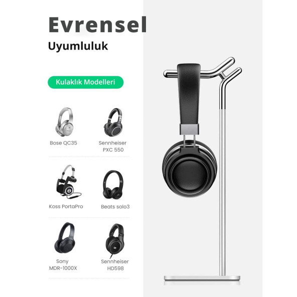 Ugreen Alüminyum Kulaklık Tutucu Stand - 6
