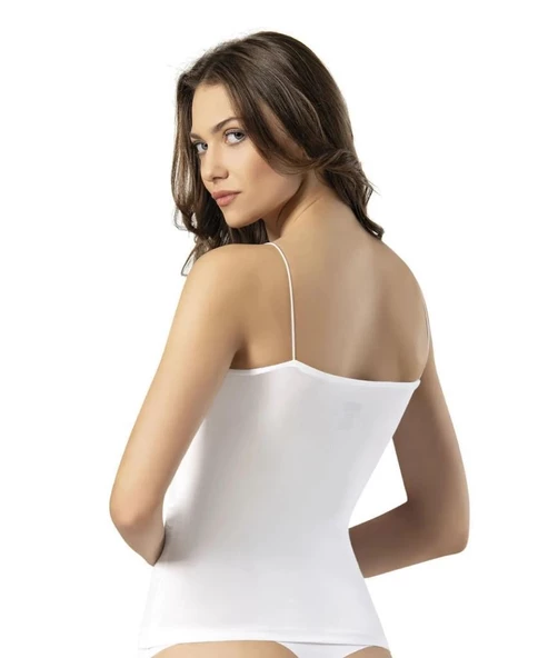 Kota Bayan İp Askılı Atlet 6466 - Resim 2