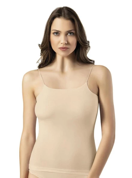 Kota Bayan İp Askılı Atlet 6466 - Resim 3