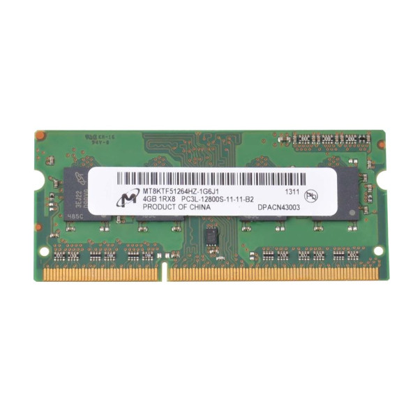 MT8KTF51264HZ-1G6j1 MICRON 4GB 1600MHz PC3-12800 NON-ECC 1.35V SODIMM 1RX8 Laptop Memory Ram Module ürün görseli 1