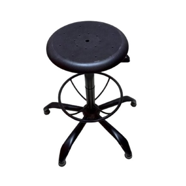 Monoblok Tablalı Laboratuvar Taburesi Çemberli Metal Ayaklı - 5