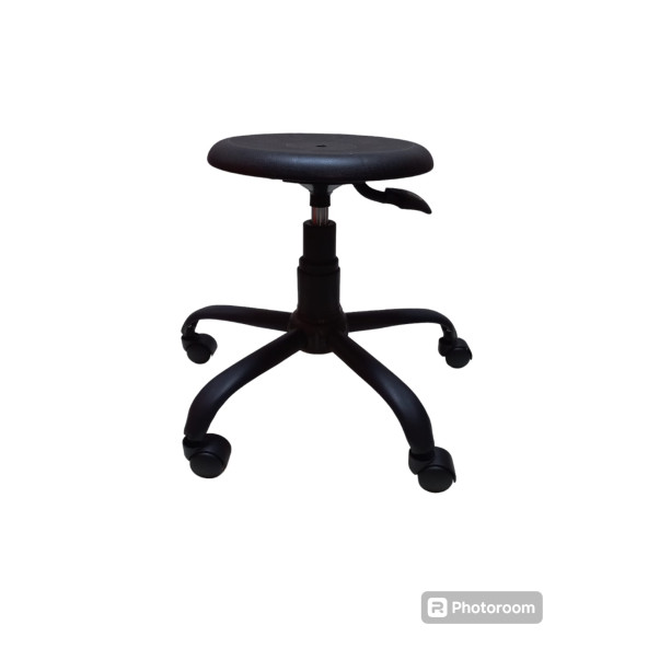 Monoblok Tablalı Labortatuvar Taburesi Metal Ayaklı Elden Hidrolikli - Resim 7