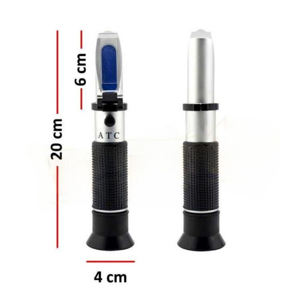 ATC 0-10 Tuzluluk Yoğunluk Ölçer Refraktometre - Resim 3