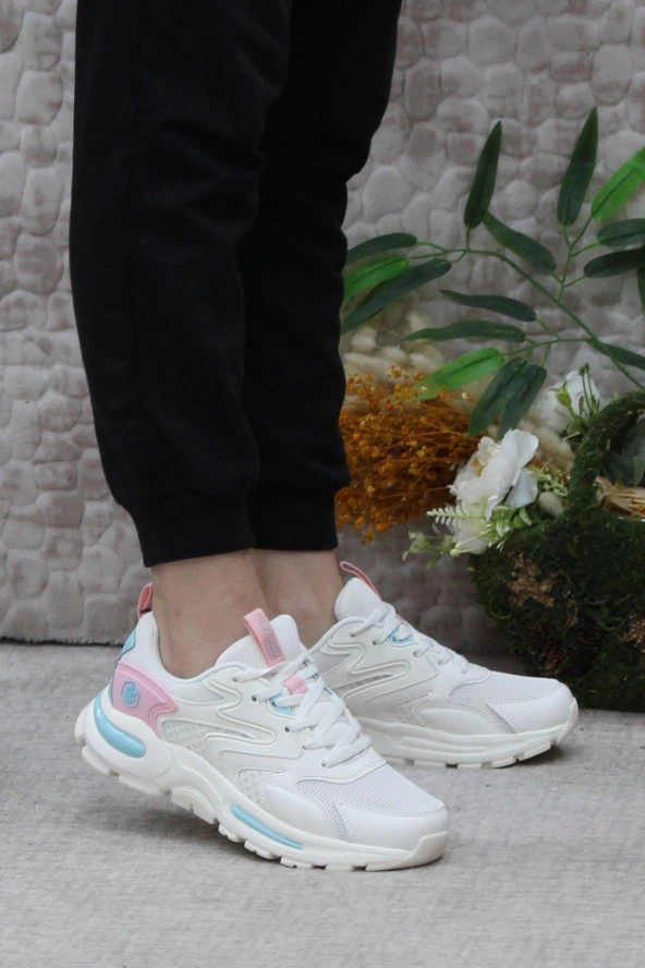 Lumberjack Null Bej Rahat Esnek Orijinal Ürün Sneaker Kadın Spor Ayakkabı