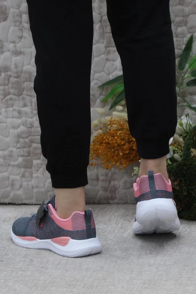 Lumberjack Wolky Gri Hafif Orijinal Ürün Rahat Kadın Spor Ayakkabı - Resim 4