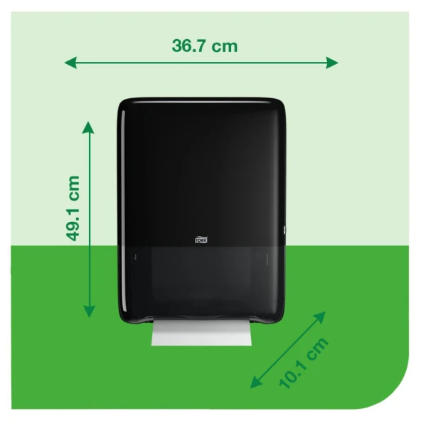 Tork Peakserve Mini Kağıt Havlu Dispenseri Siyah (552558 ) - 2