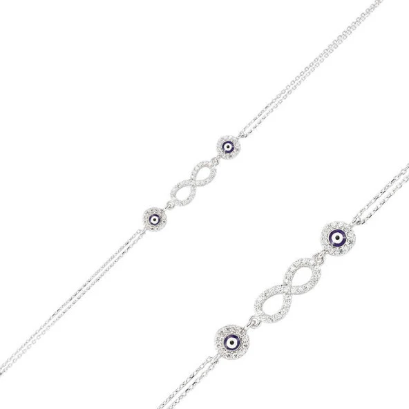 Himarry 925 Ayar Gümüş Sonsuzluk Bileklik ürün görseli