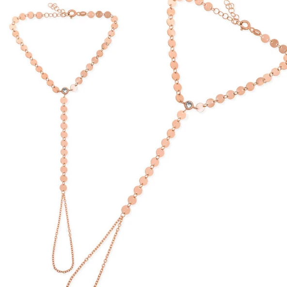 Himarry 925 Ayar ​Gümüş Rose Pullu Şahmeran - Resim 2