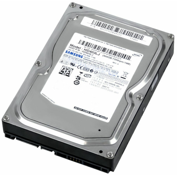 SAMSUNG HD403LJ 3.5" 400GB HDD 7200 RPM 16MB 400 GB HARDDİSK YENİLENMİŞ 2.EL ÜRÜN