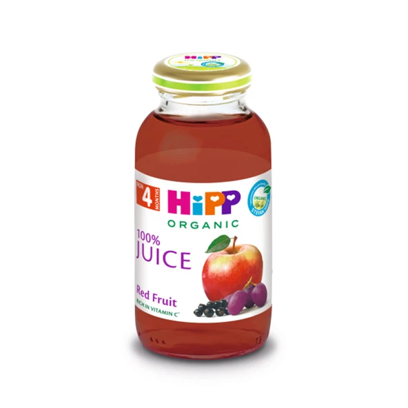 Hipp Organik Kırmızı Meyveli Elma Suyu 200 ml