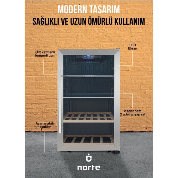 NARTE NT-WR200 MEŞRUBAT SOĞUTUCU - 3