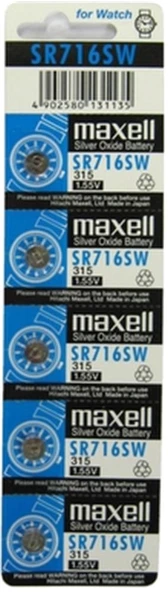 Maxell Sr-716Sw-315 10lu Paket Pil