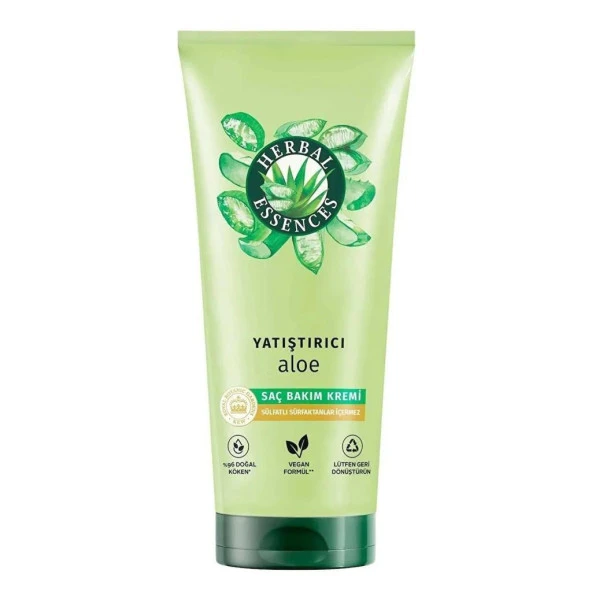 Herbal Essences Yatıştırıcı Aloe İçeren Sülfatsız Saç Bakım Kremi 250 ml