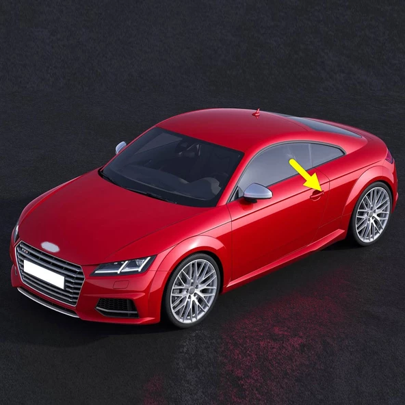 Audi TTS 2015-2018 Sol Ön Sürücü Kapı Kolu Kapağı 8V1837879A ürün görseli